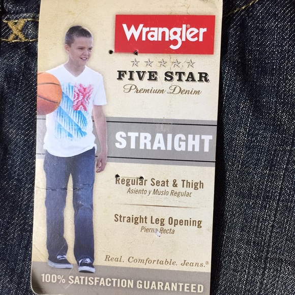 Wrangler Jeans Size 14R Boys Straight - Picture 7 of 8